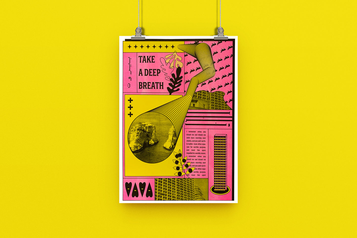 Take a Deep Breath (Hot Pink)