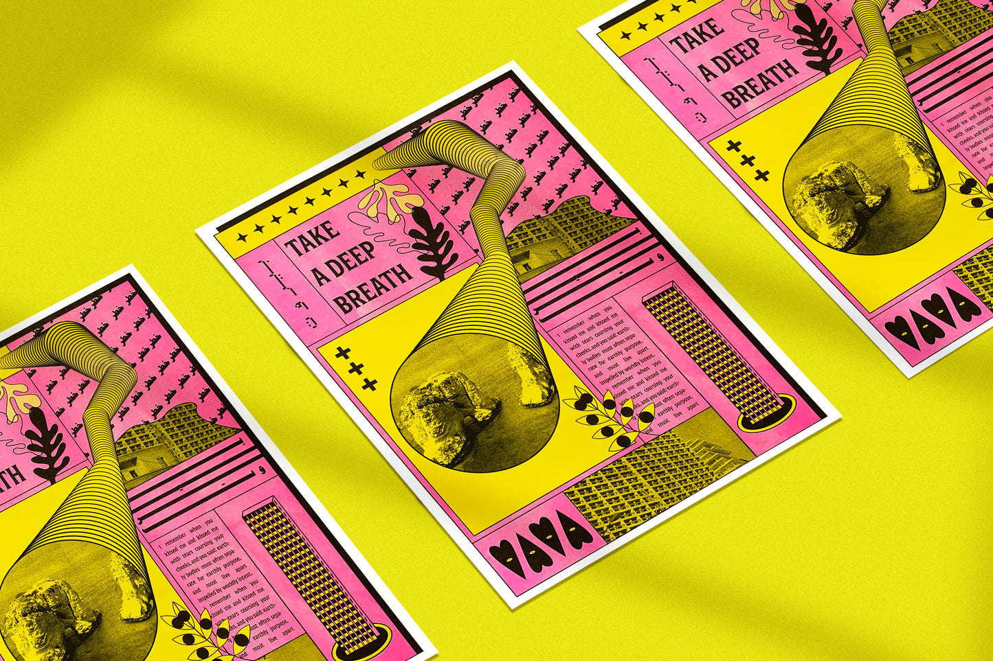 Take a Deep Breath (Hot Pink)
