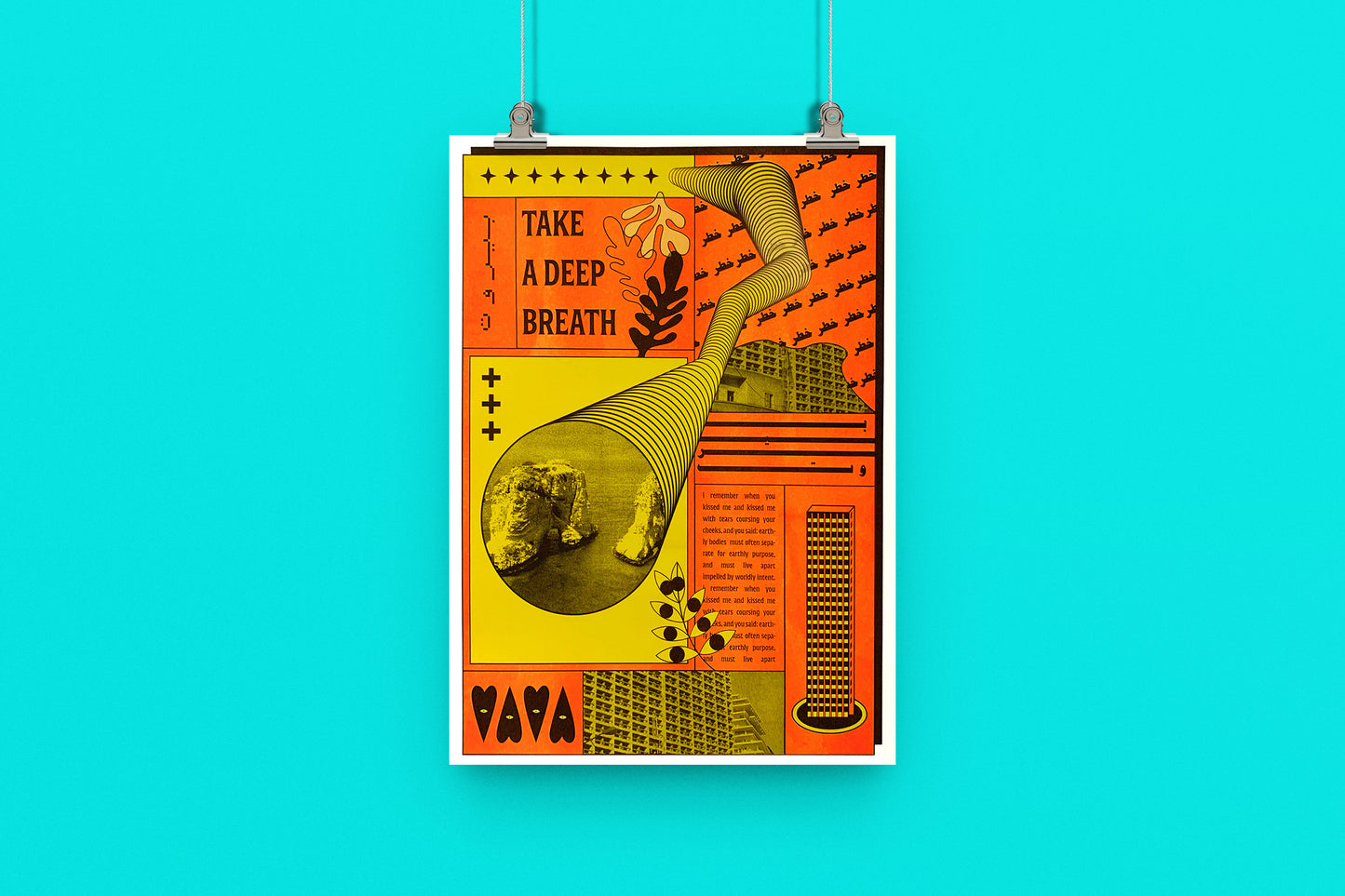 poster riso risography Tiffany Murr